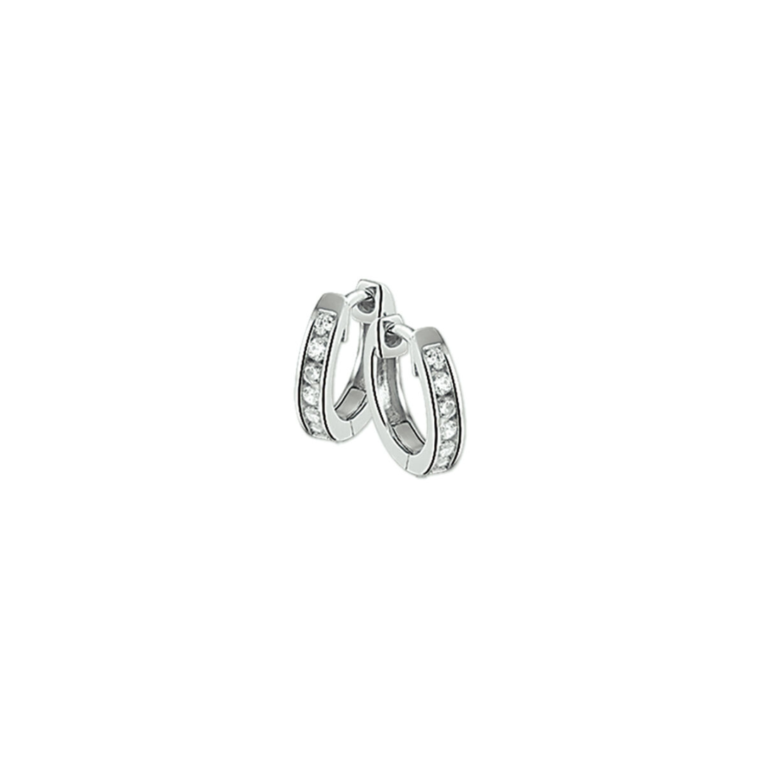 Oorsieraad Wit,zilver