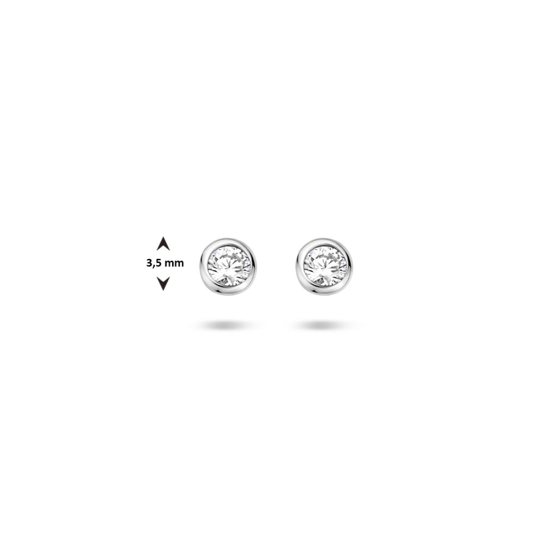 Oorsieraad Wit,zilver