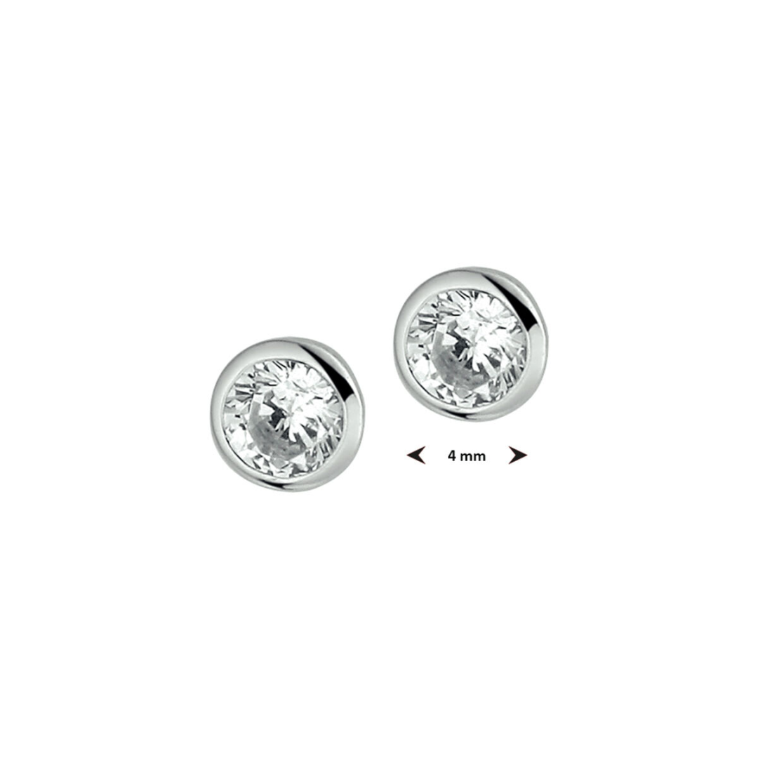 Oorsieraad Wit,zilver