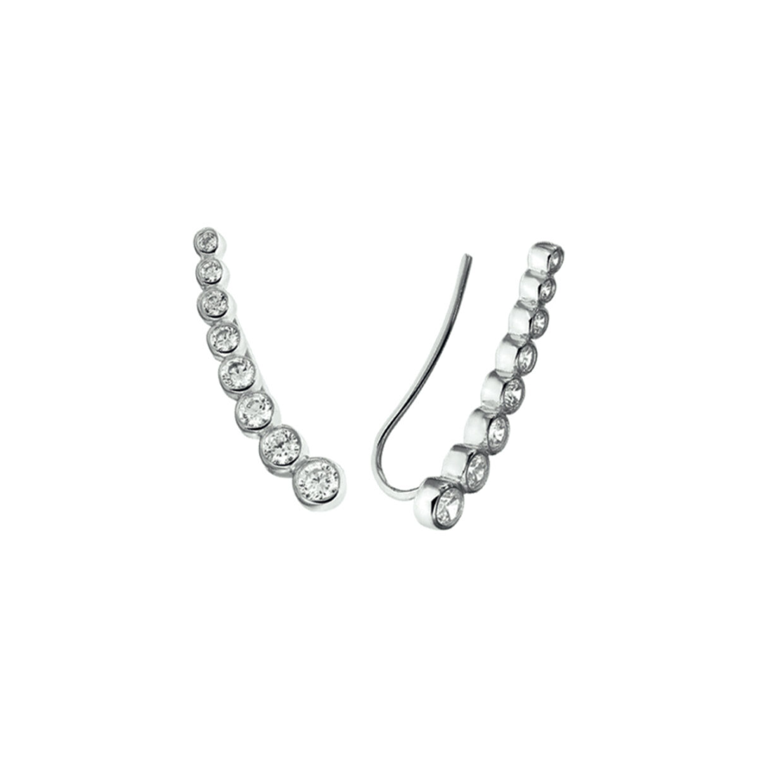 Oorsieraad Wit,zilver