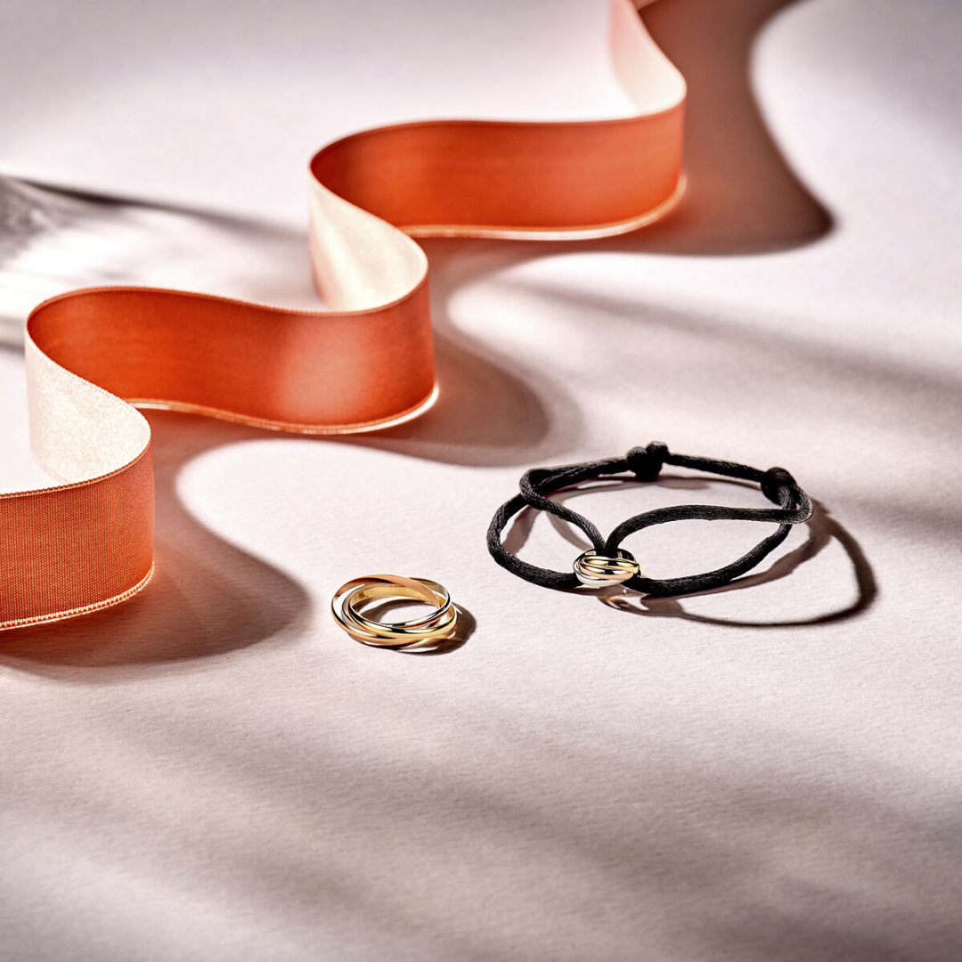 Ring Geel,rose,zilver
