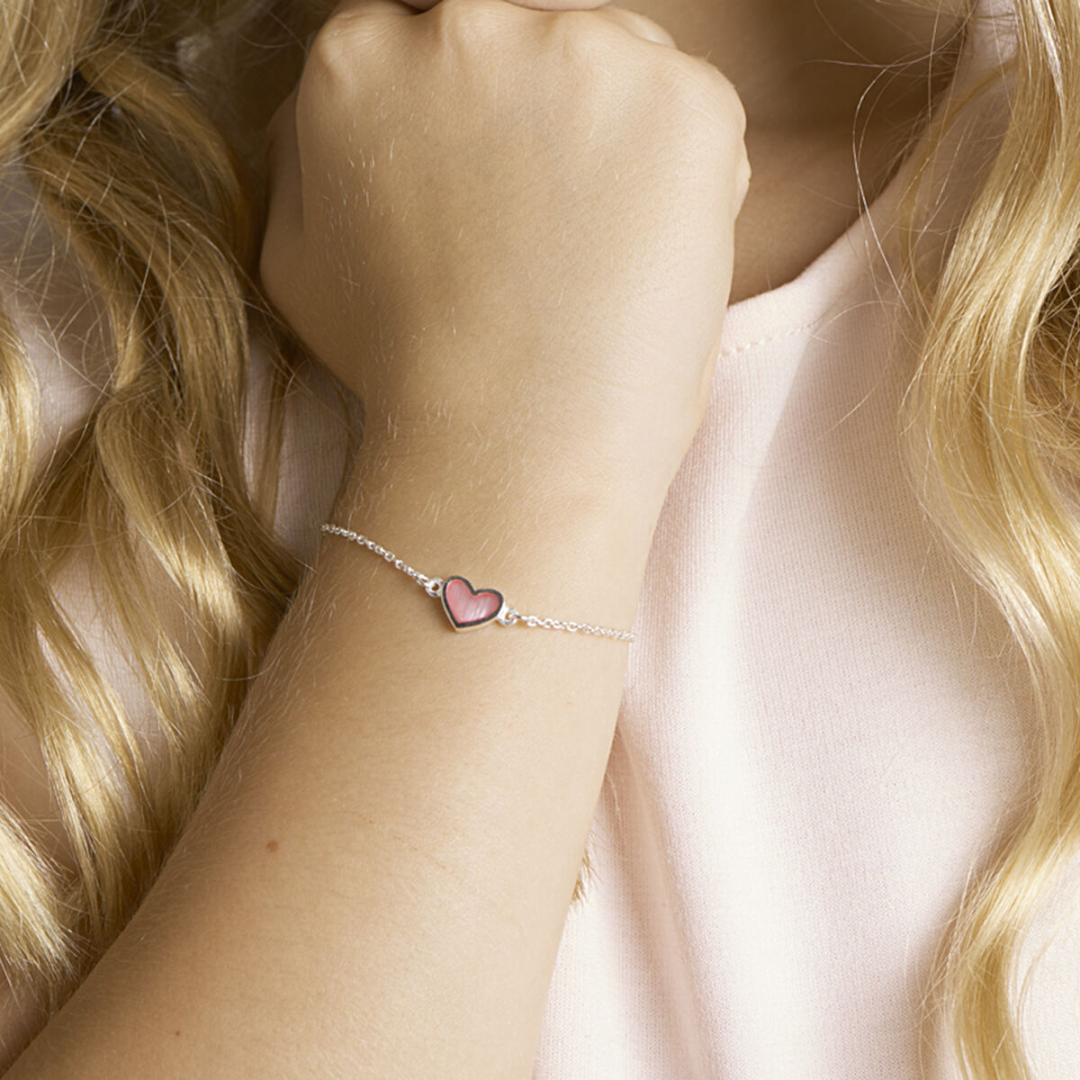 Armband Roze,zilver