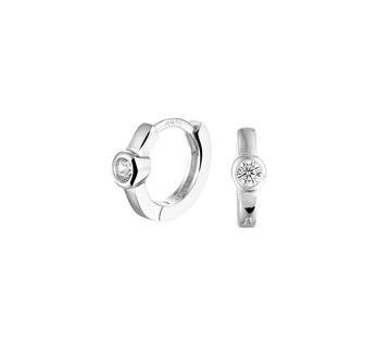 Oorsieraad Wit,zilver
