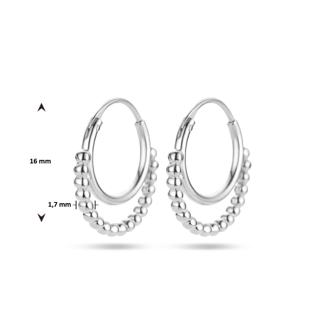 Oorsieraad zilver