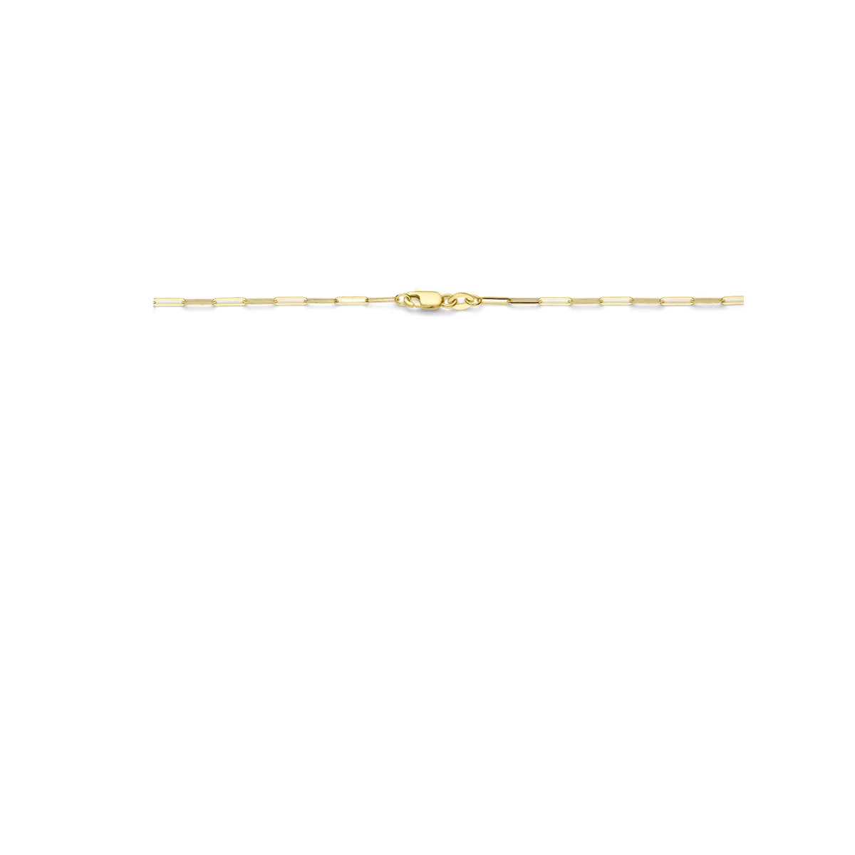 collier paperclip 1,8 mm 45 cm 14K geelgoud