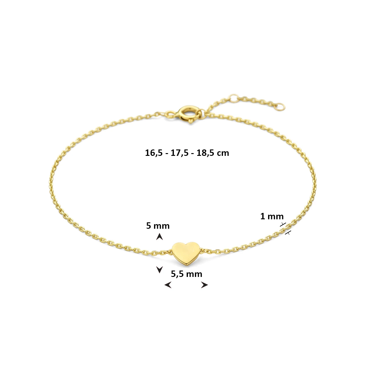 Armband Geel