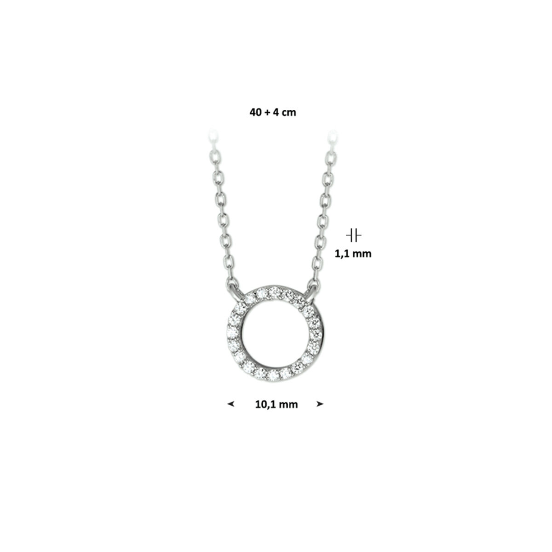 Collier Wit,zilver