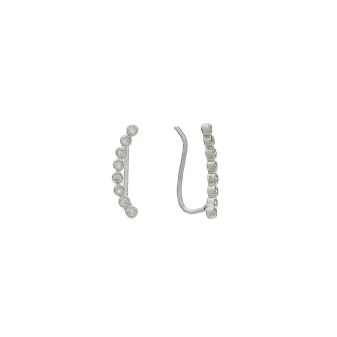 Oorsieraad Wit,zilver