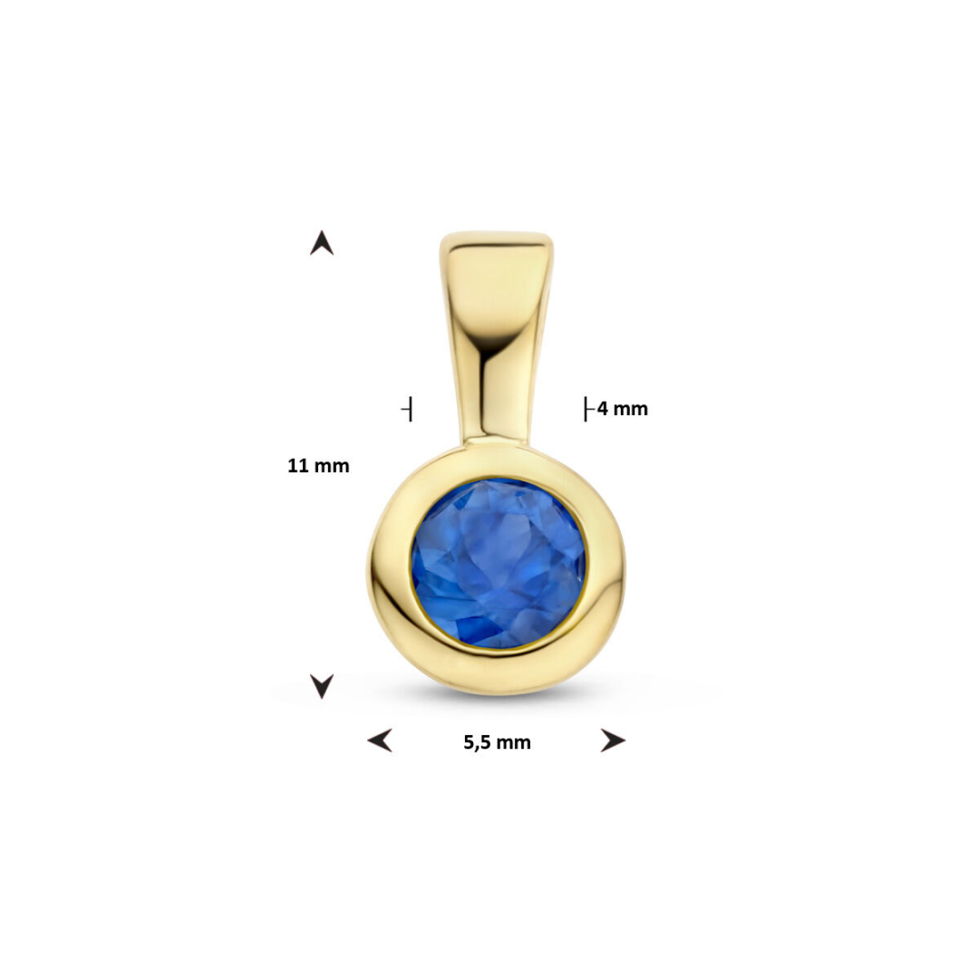 Hanger Blauw,geel