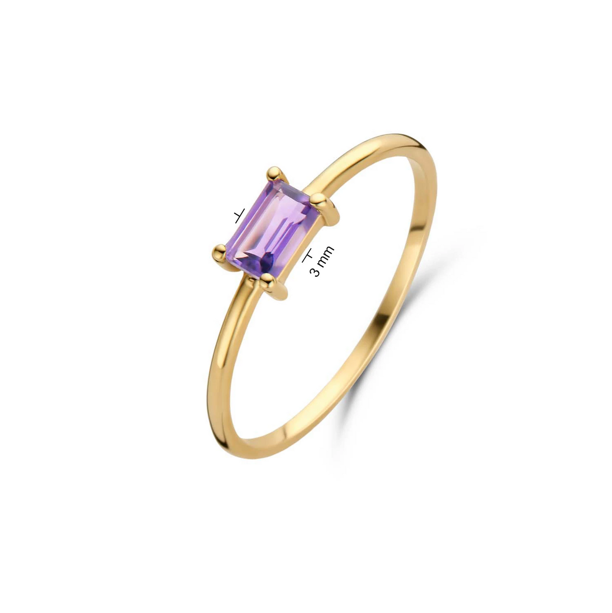 Jackie Medina Amethyst Ring 585