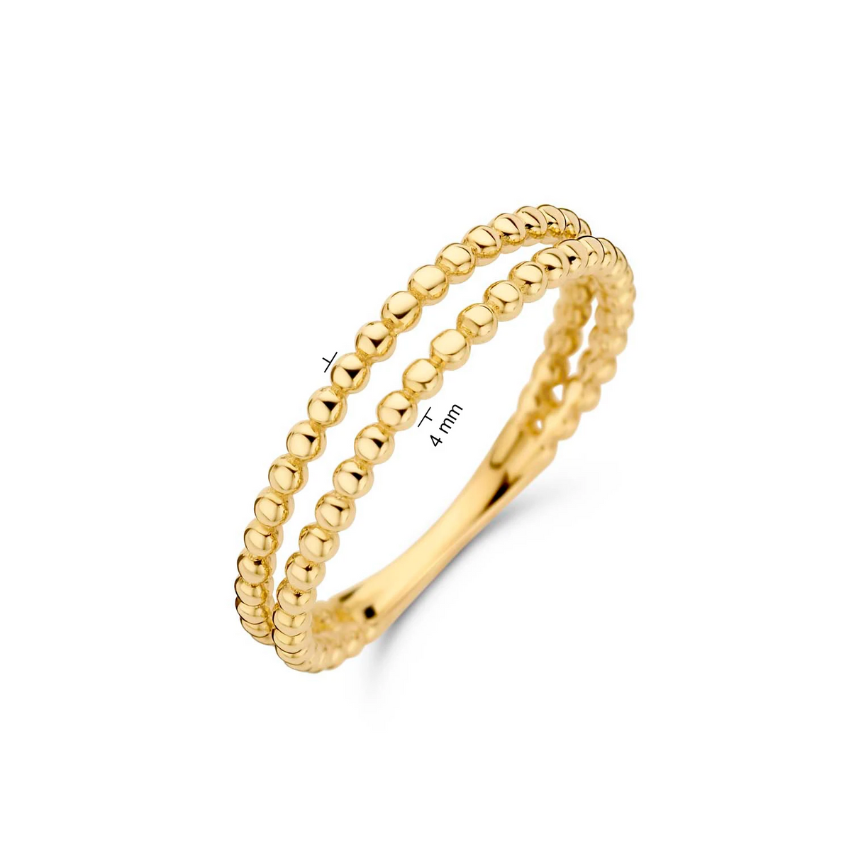 Jackie Minori Bubble Twin Ring 585