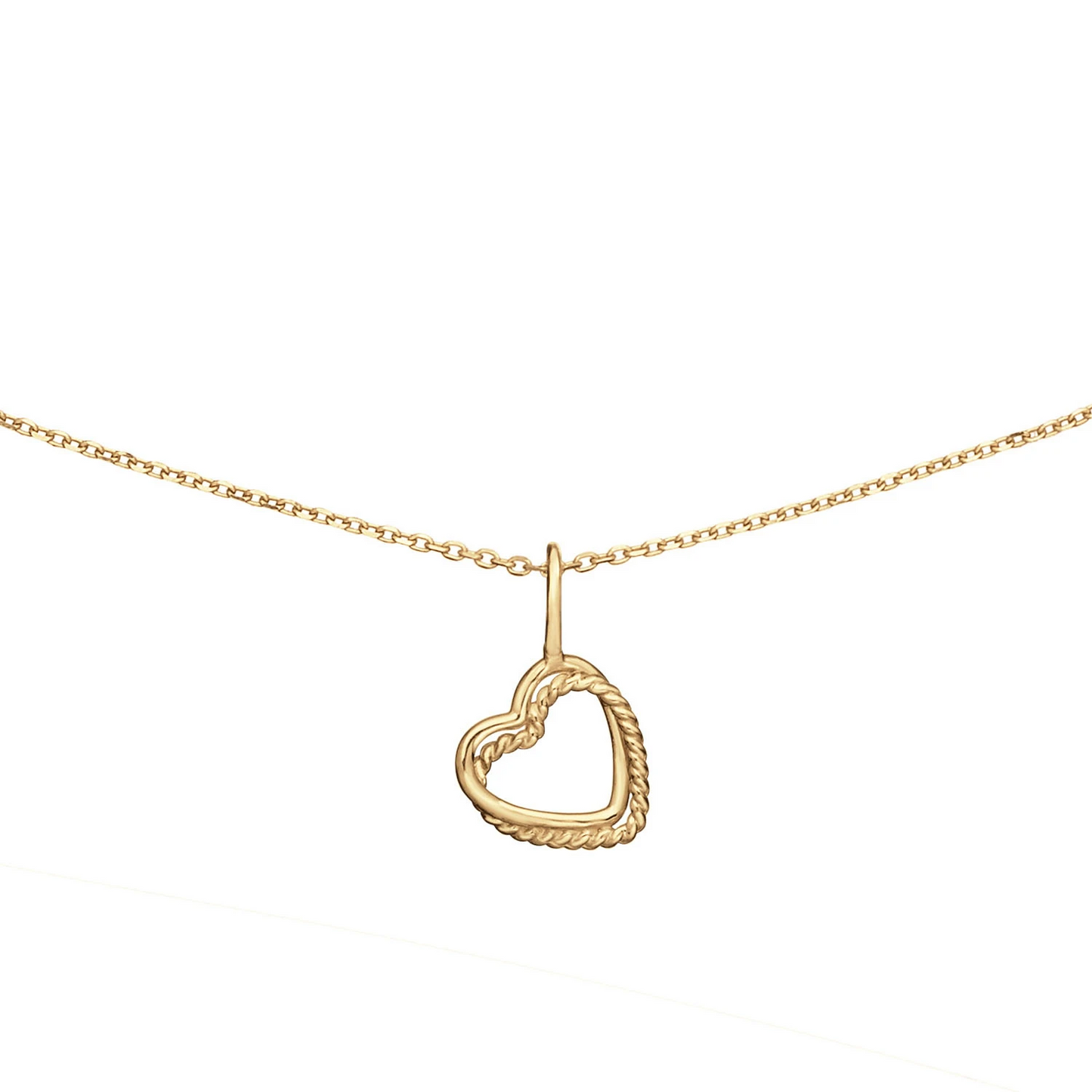 Jackie Twisted Heart Necklace