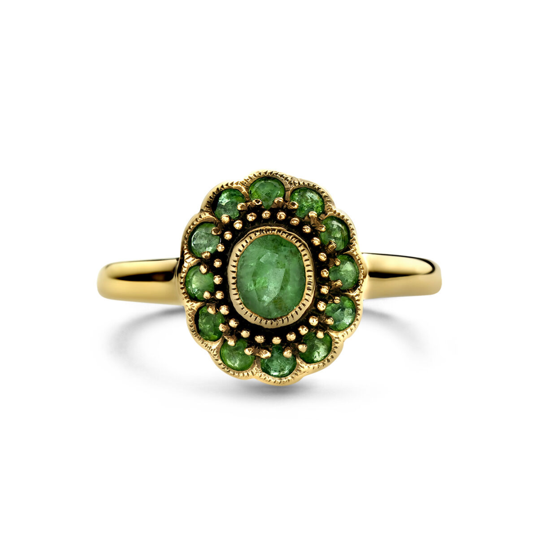 Ring Smaragd