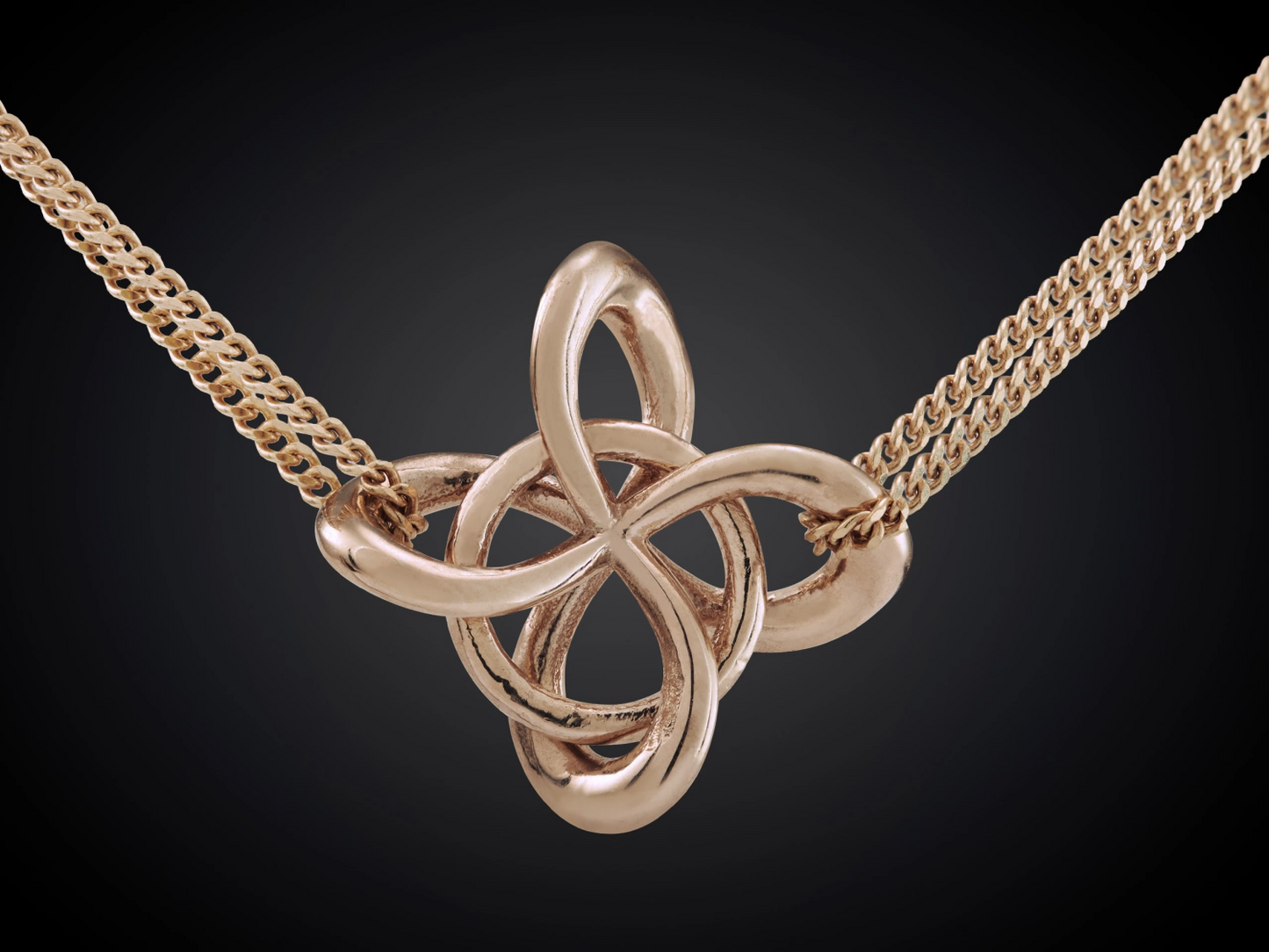 Iinfinity armband roodgoud