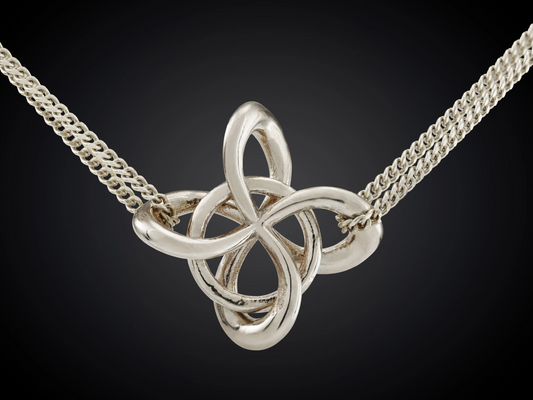 Infinity armband witgoud