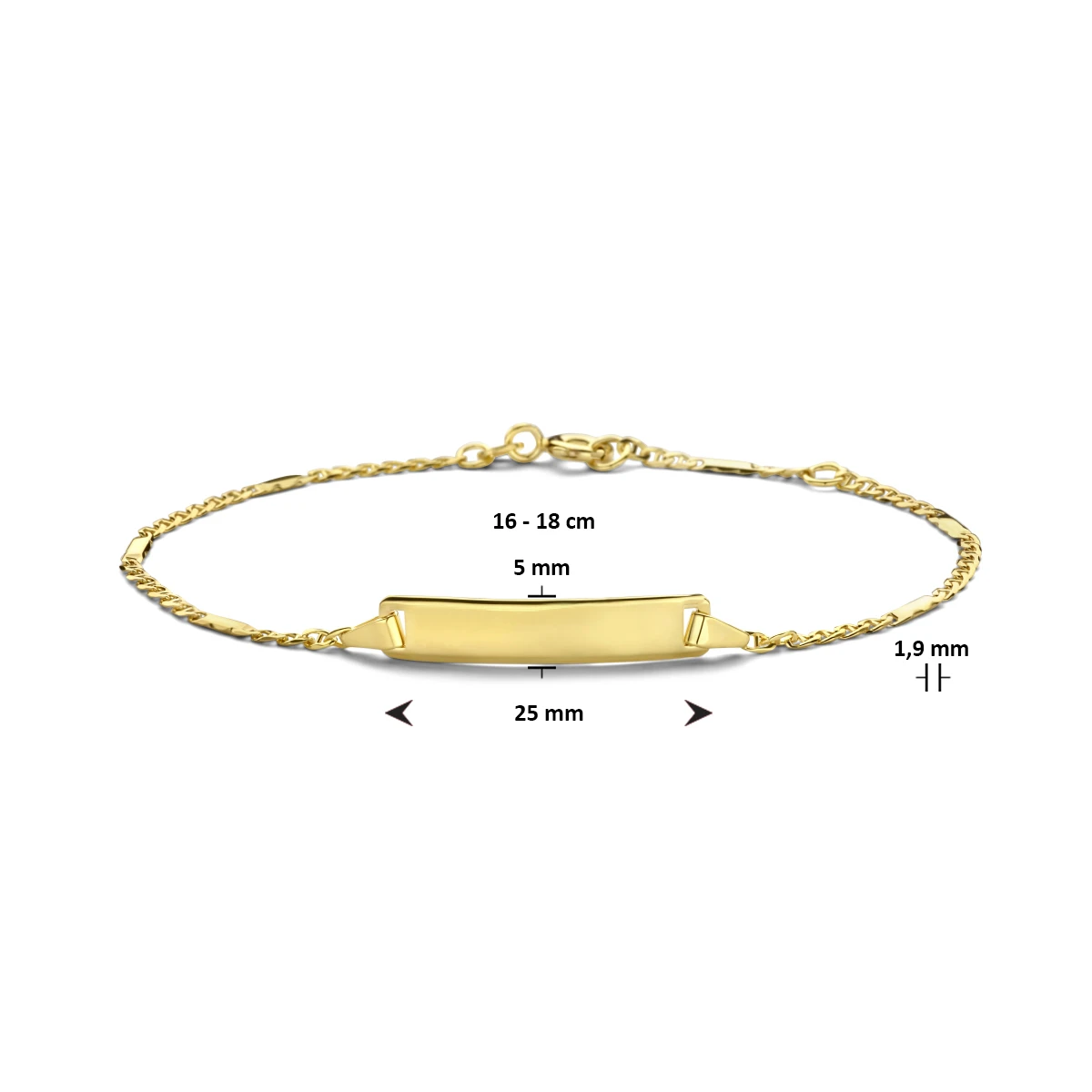 Armband Geel