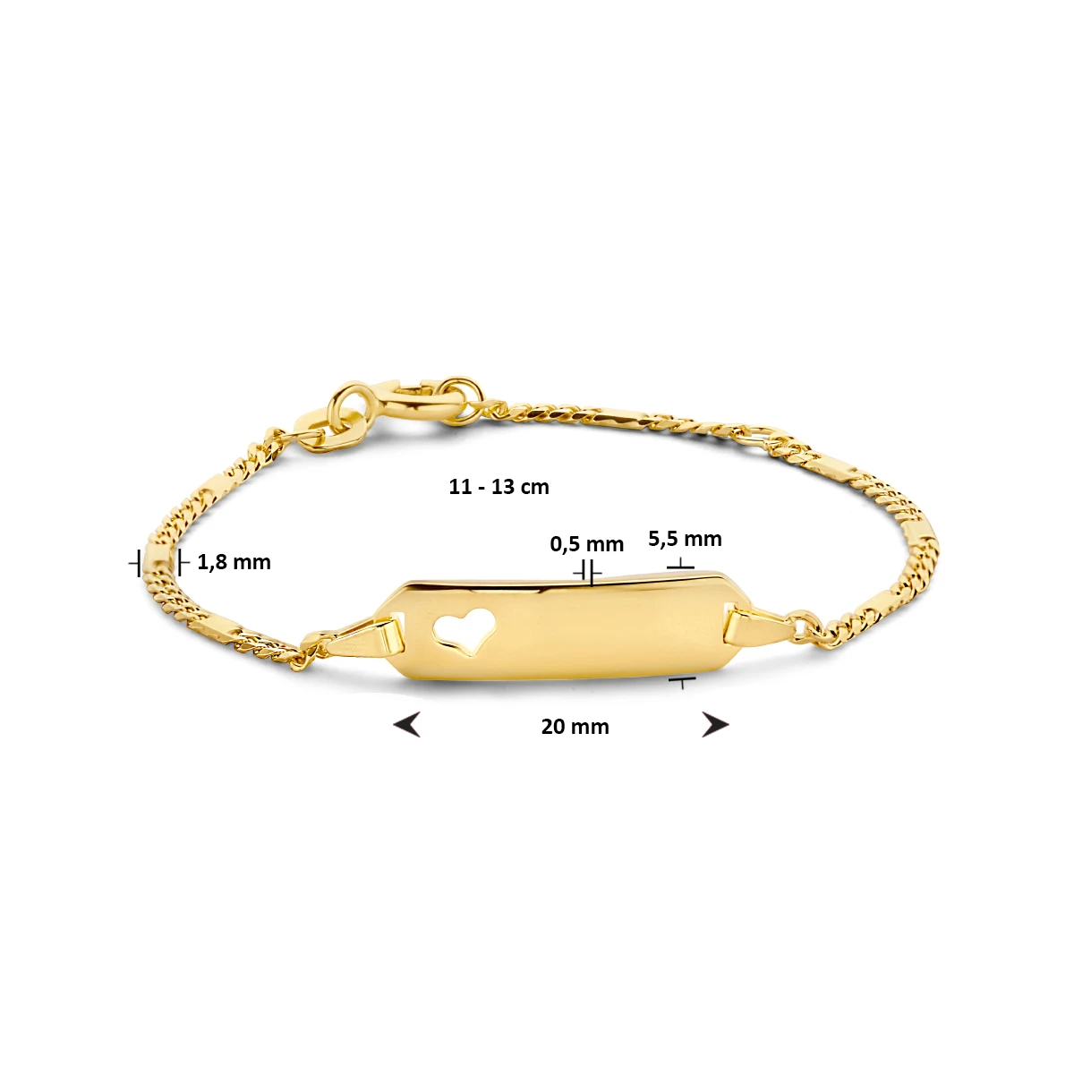 Armband Geel