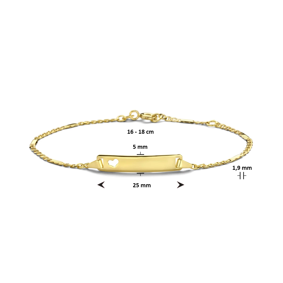 Armband Geel