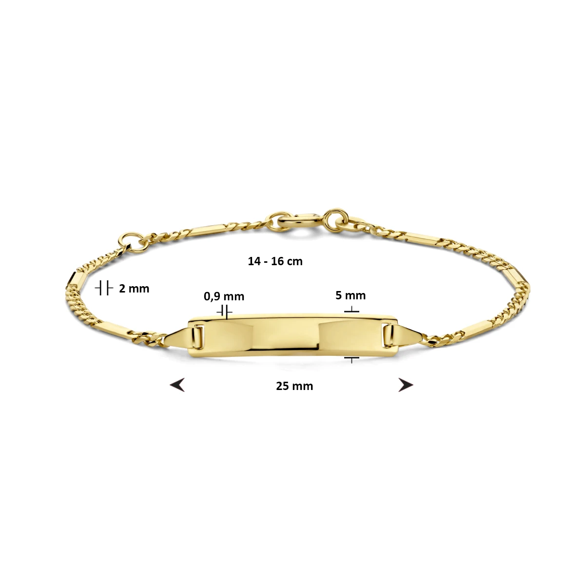 Armband Geel