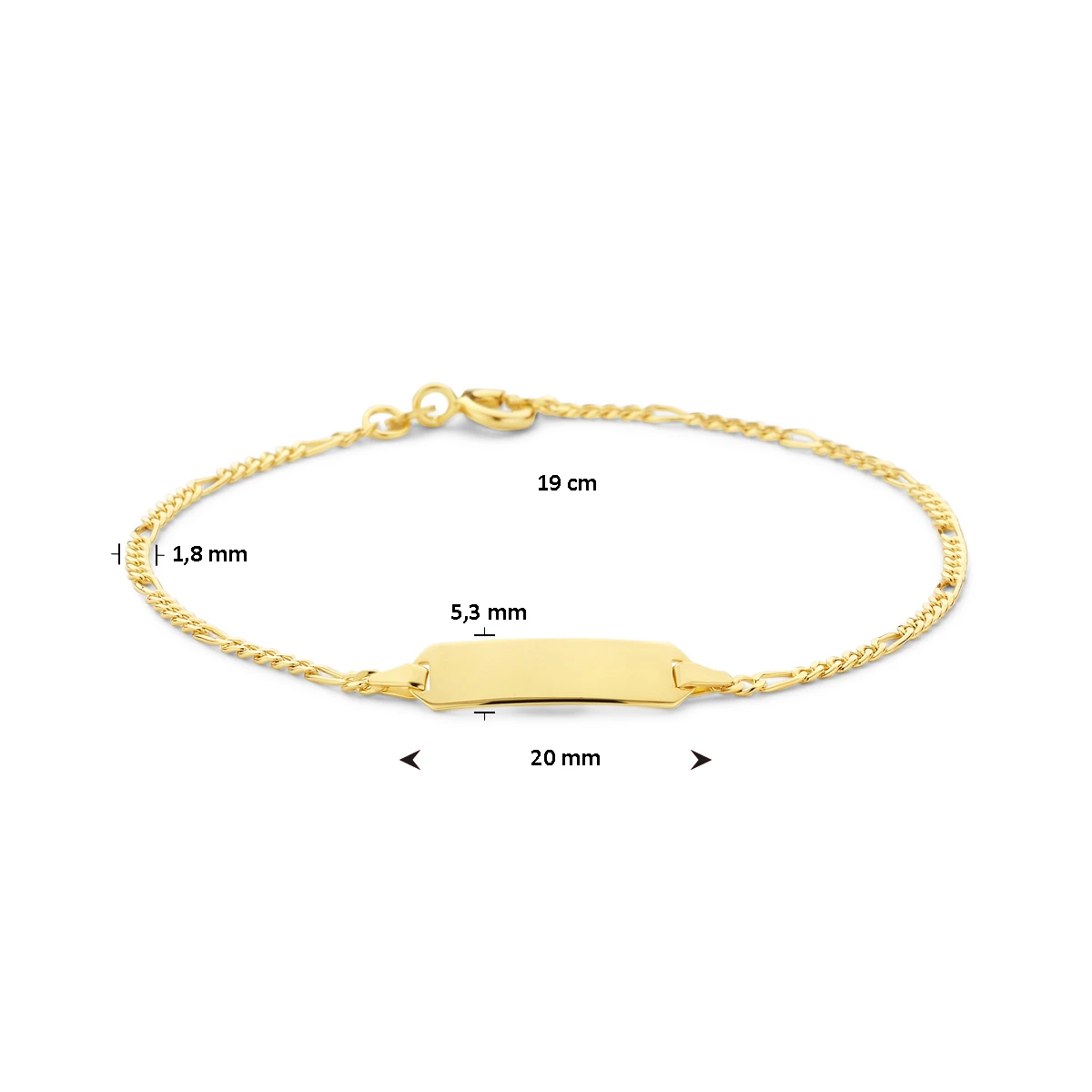 Armband Geel
