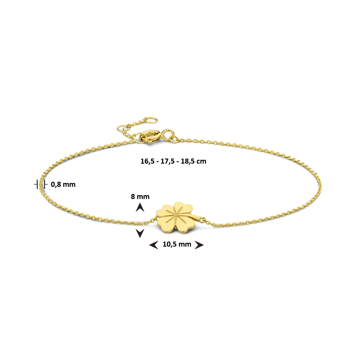 Armband Geel