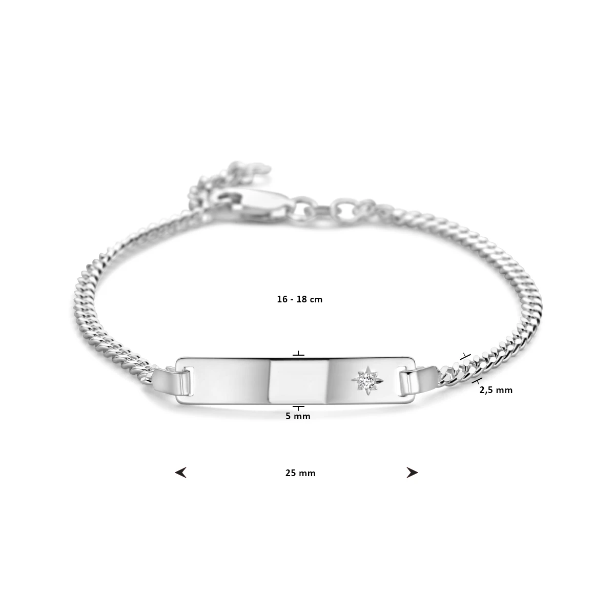 Armband Wit,zilver