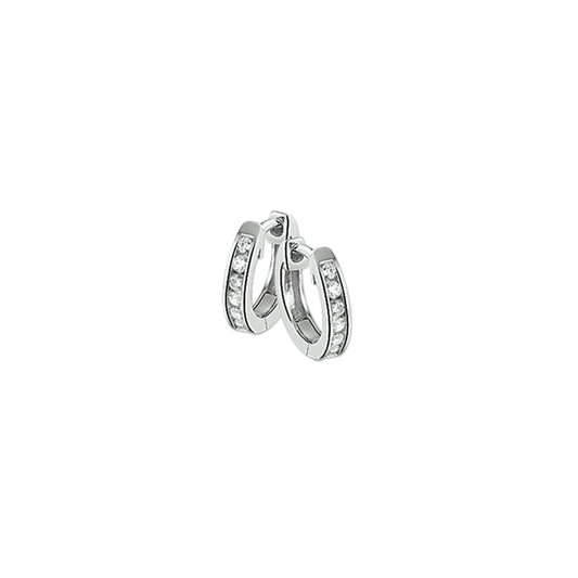 Oorsieraad Wit,zilver