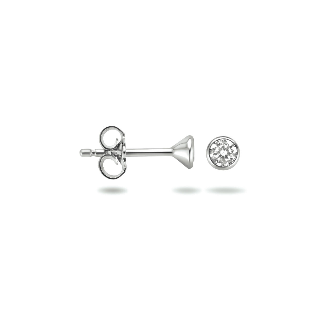 Oorsieraad Wit,zilver