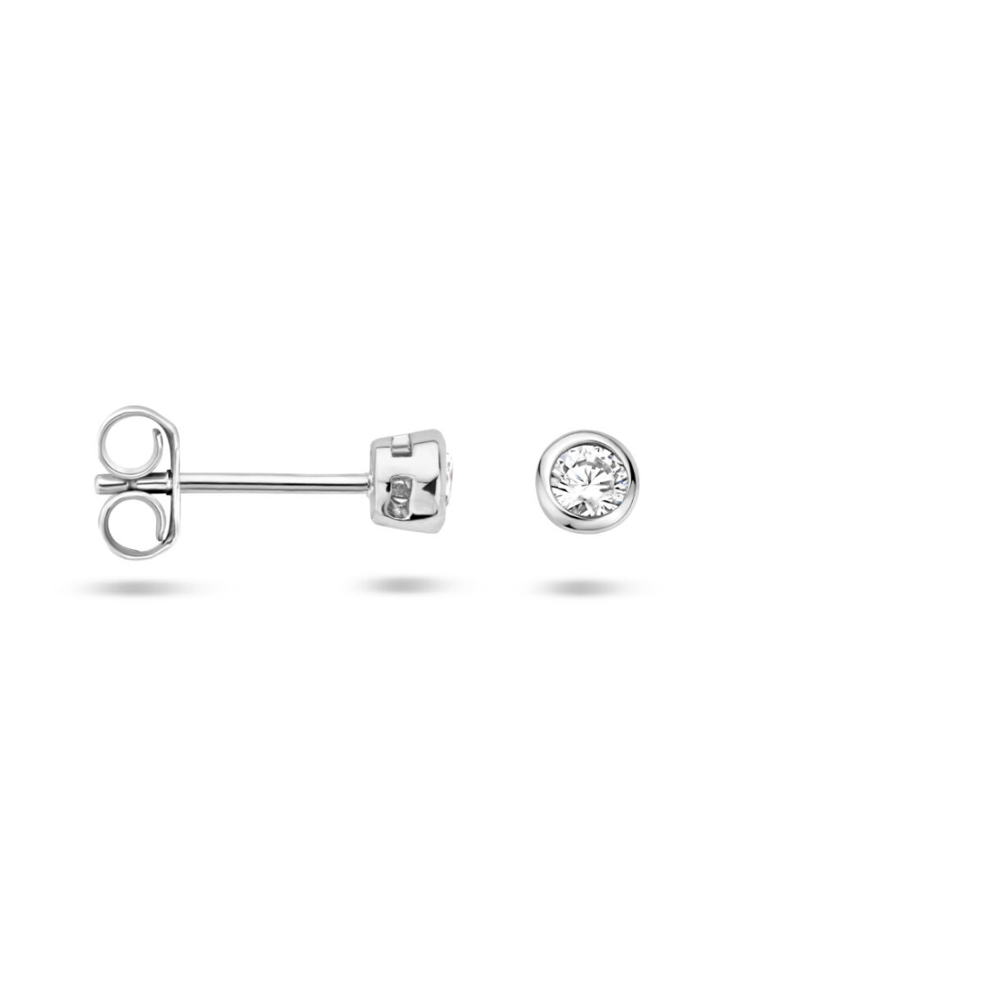 Oorsieraad Wit,zilver