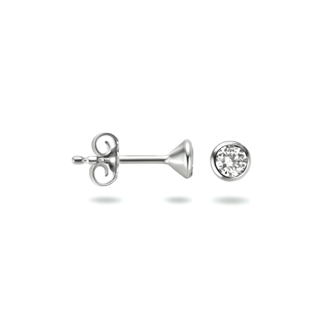 Oorsieraad Wit,zilver
