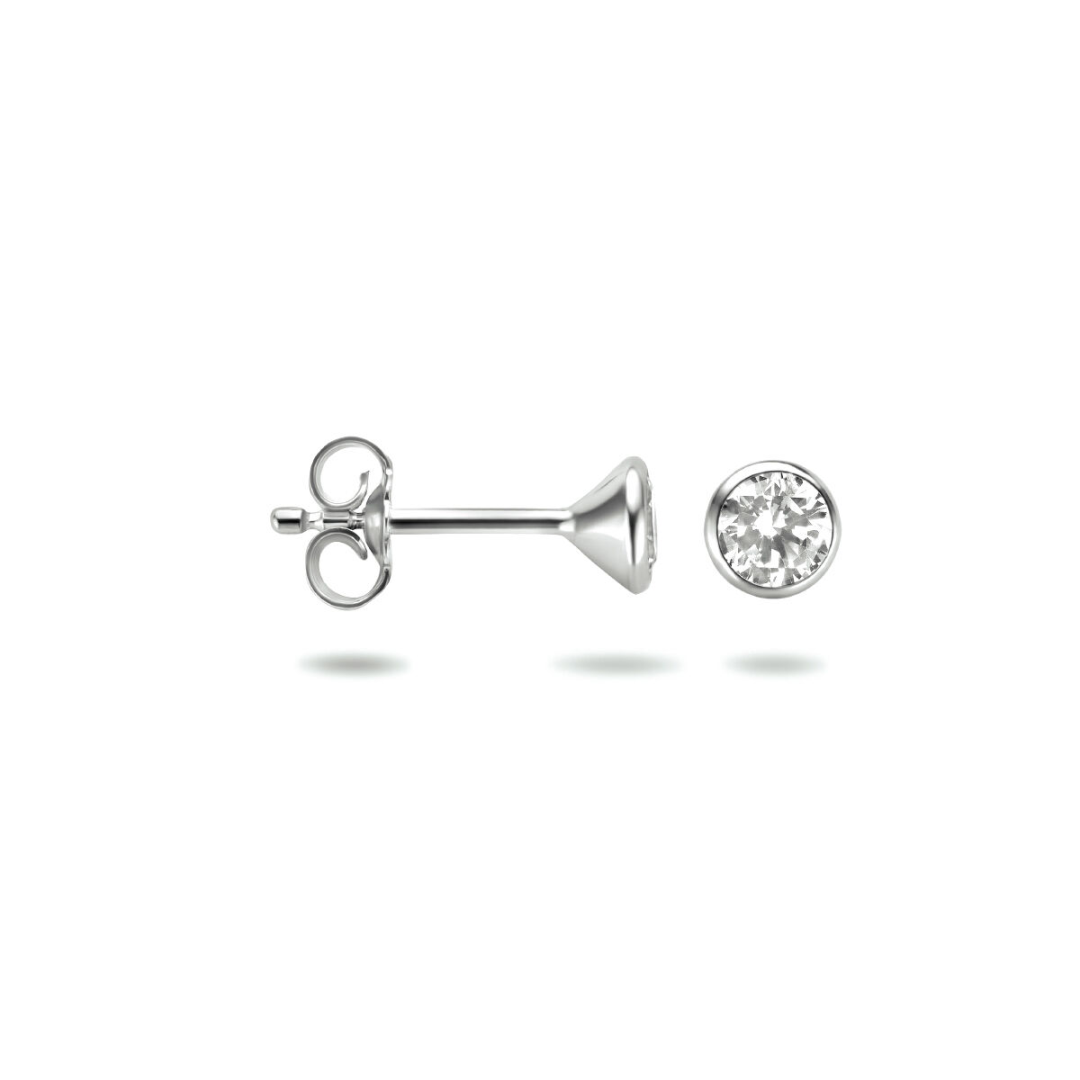 Oorsieraad Wit,zilver