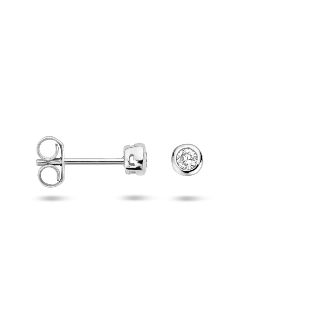 Oorsieraad Wit,zilver