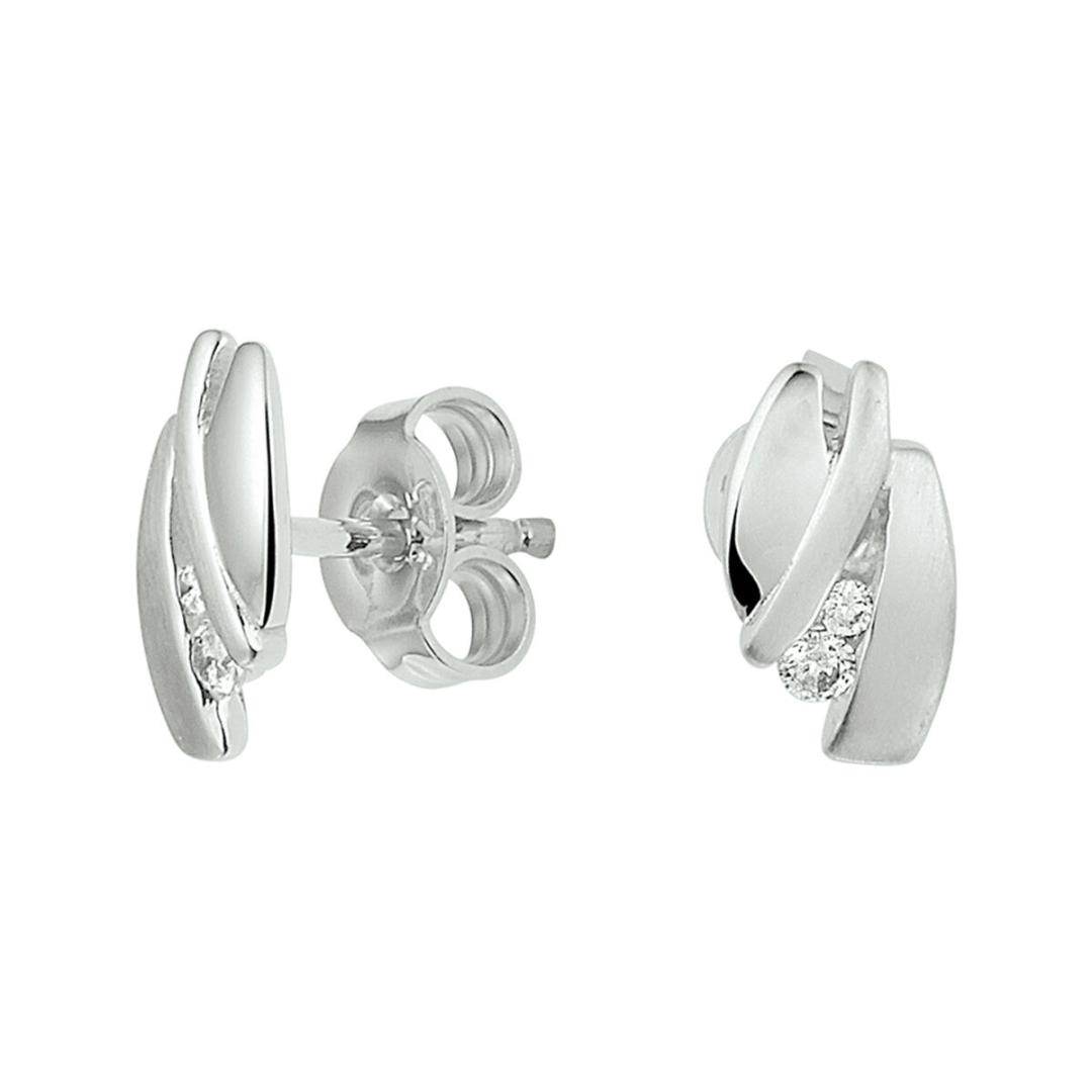 Oorsieraad Wit,zilver