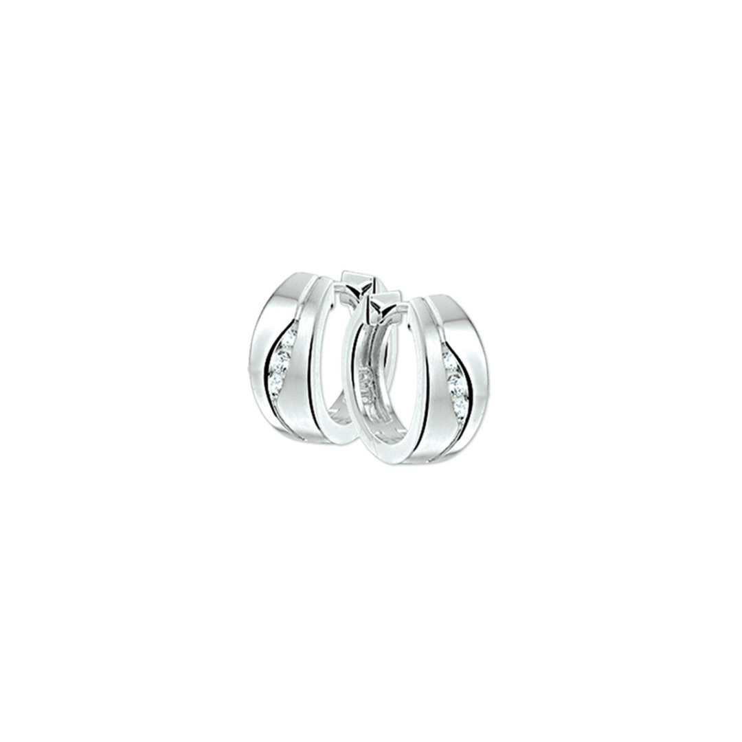 Oorsieraad Wit,zilver
