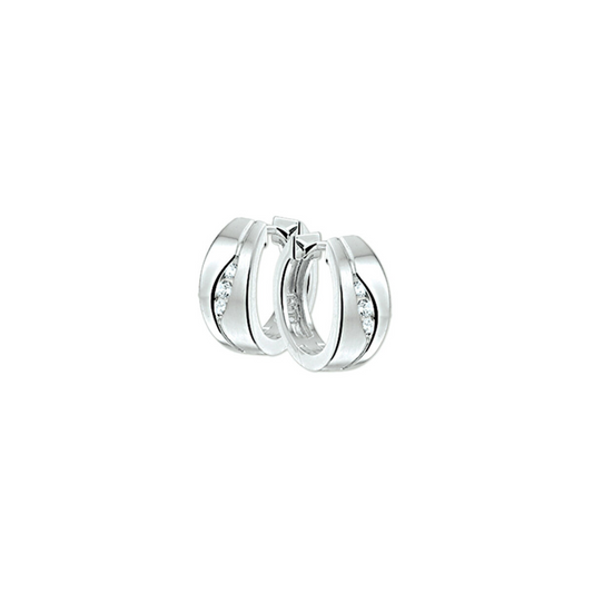 Oorsieraad Wit,zilver