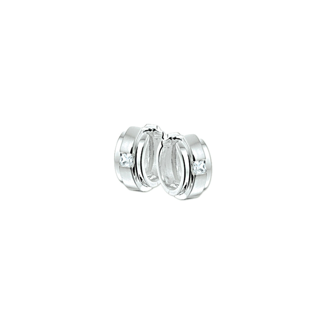 Oorsieraad Wit,zilver