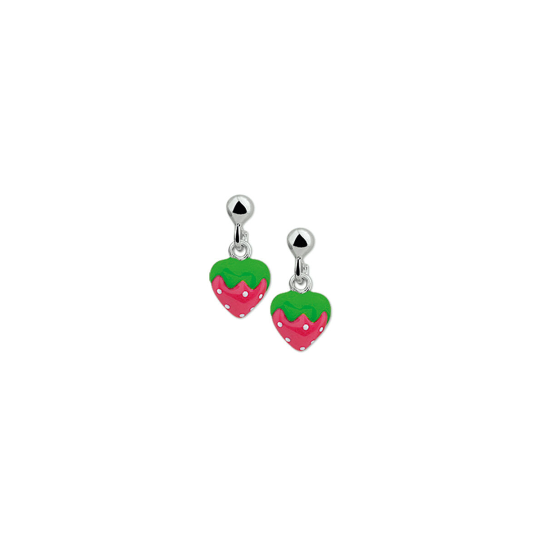 Oorsieraad Groen,rood,zilver