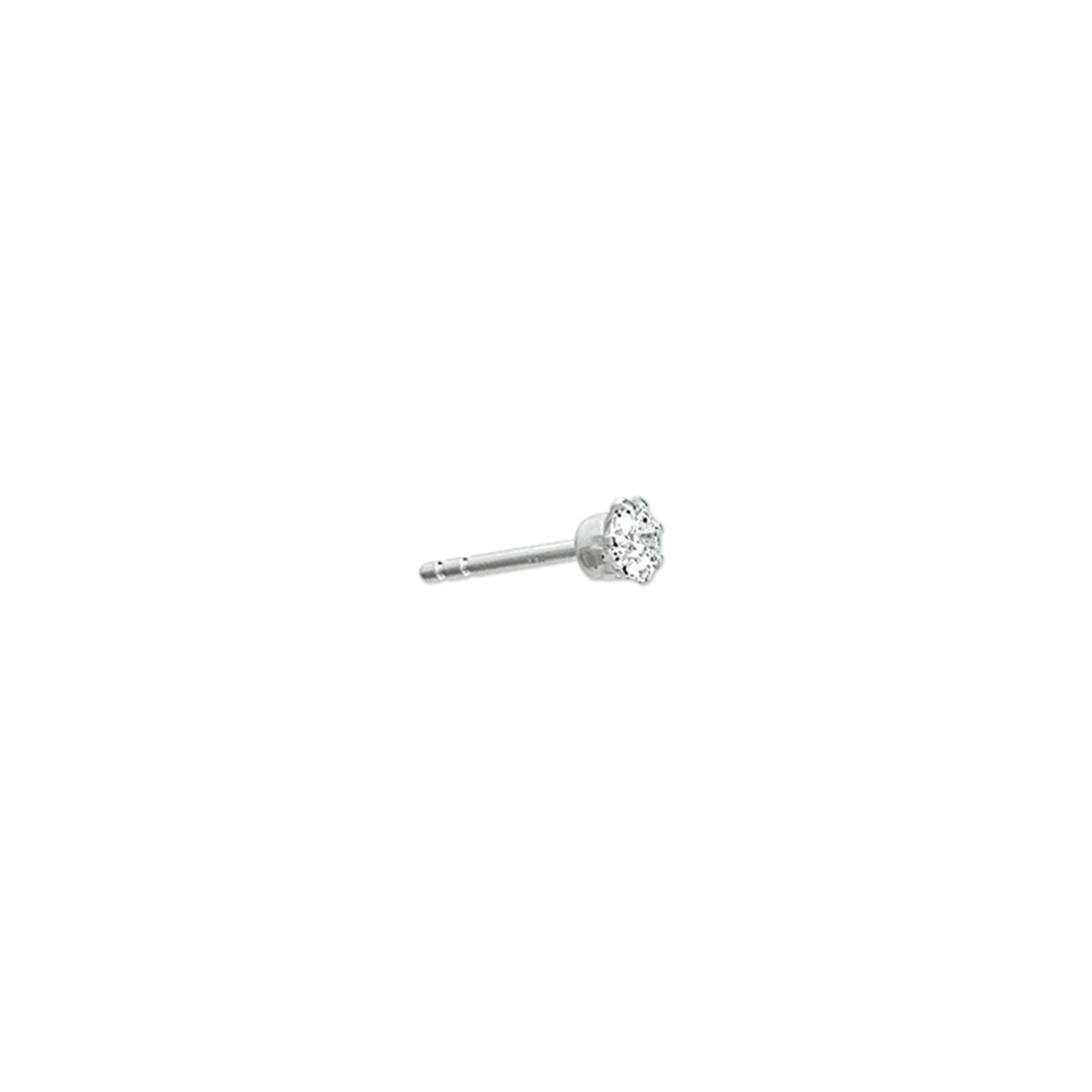 Oorsieraad Wit,zilver