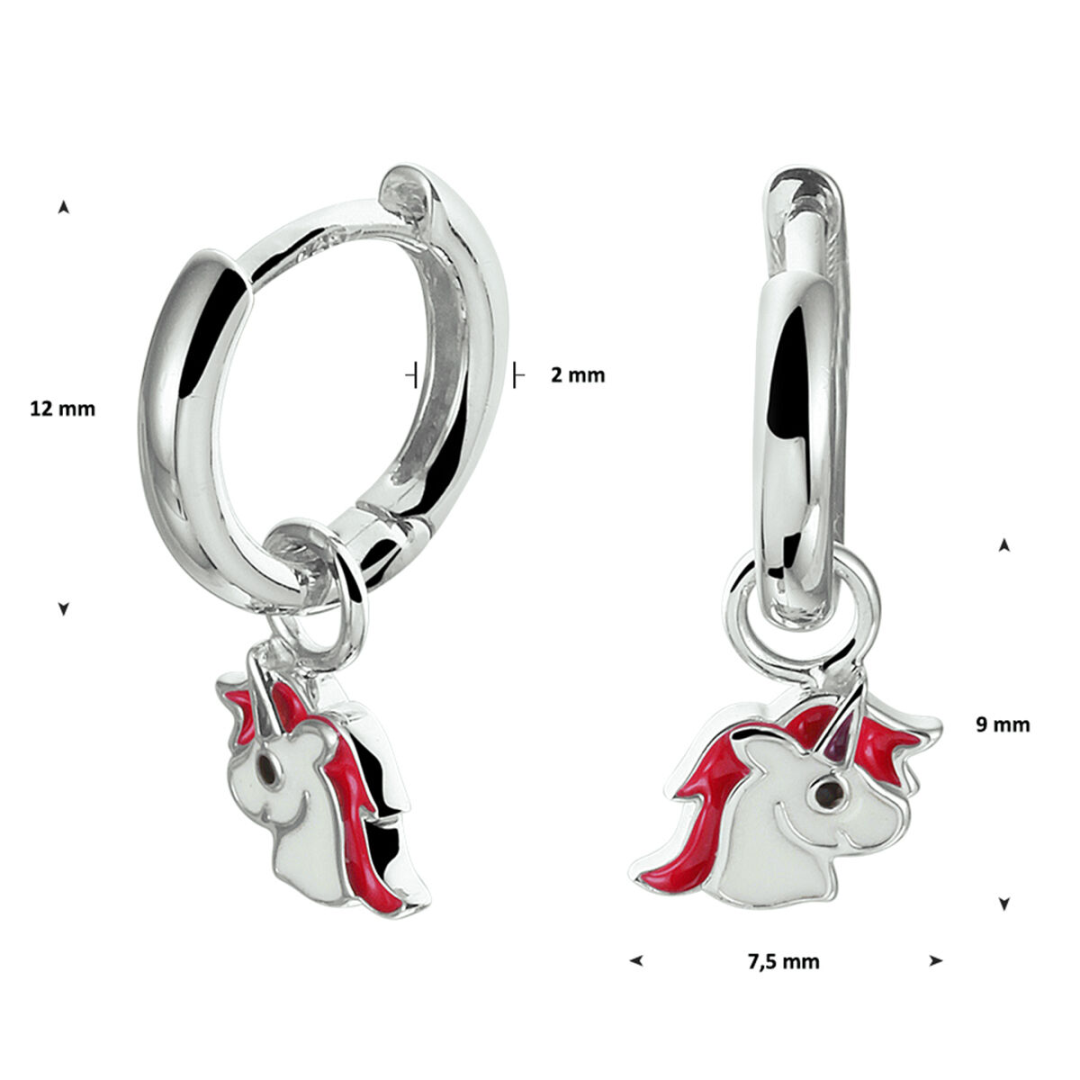 Oorsieraad Rood,roze,wit,zilver,zwart