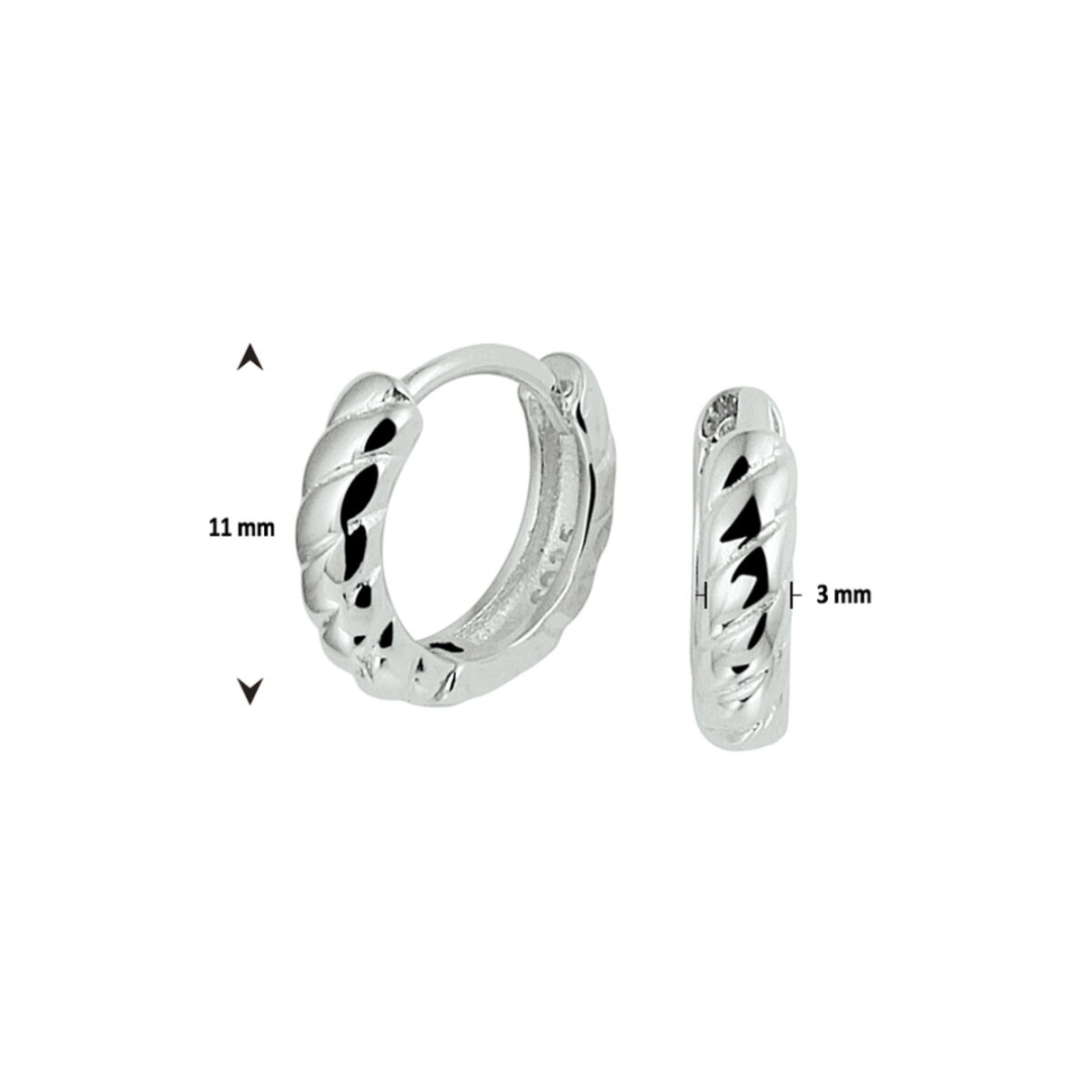 Oorsieraad zilver