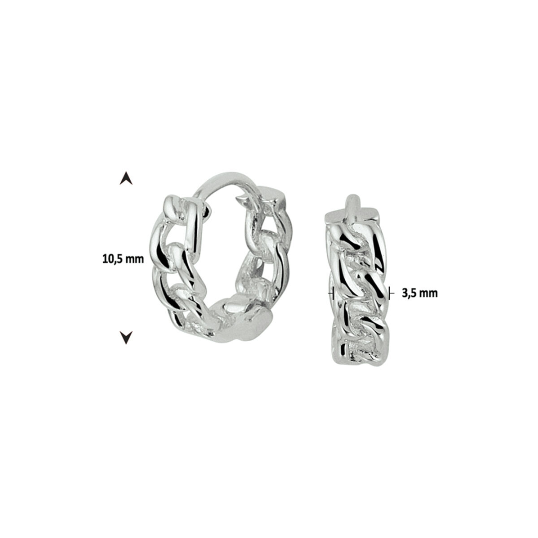Oorsieraad zilver