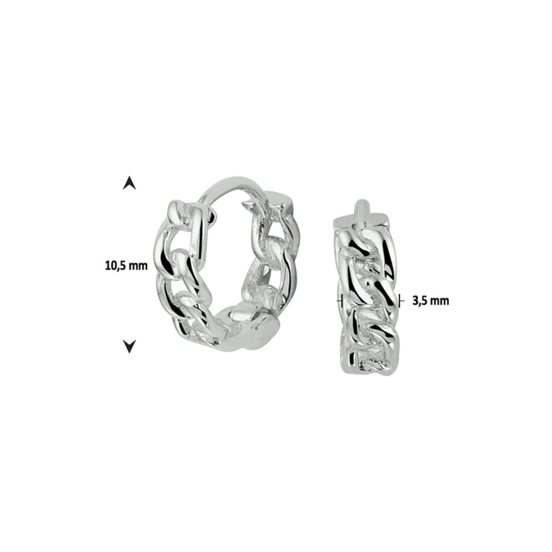 Oorsieraad zilver
