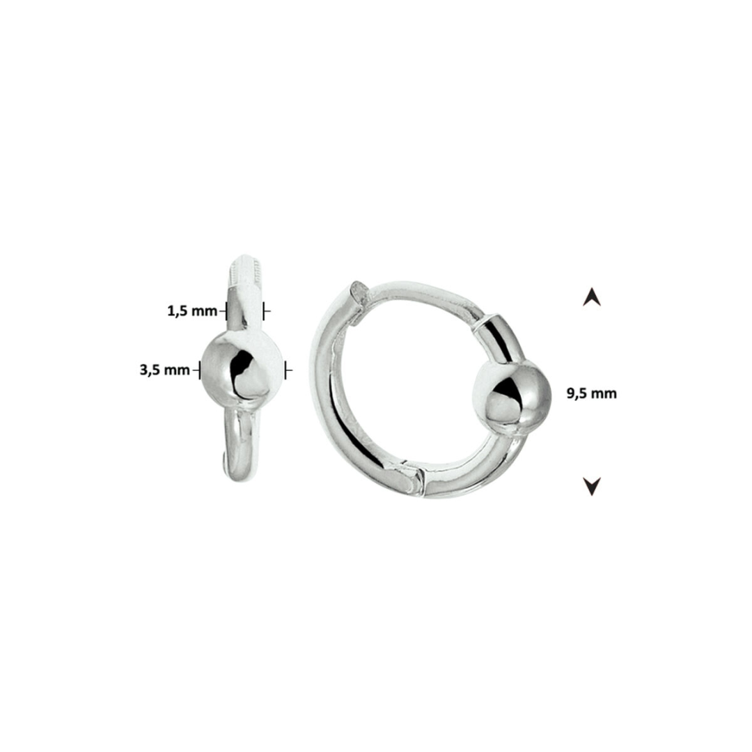 Oorsieraad zilver