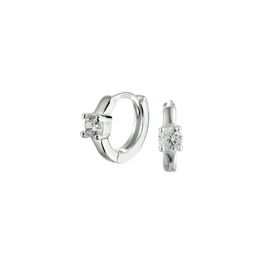 Oorsieraad Wit,zilver