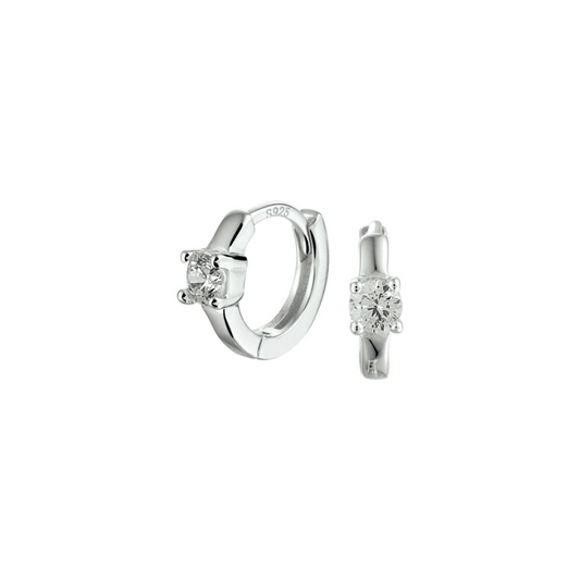 Oorsieraad Wit,zilver