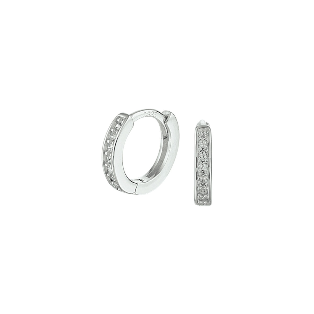 Oorsieraad Wit,zilver