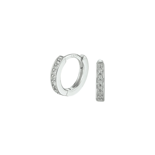 Oorsieraad Wit,zilver