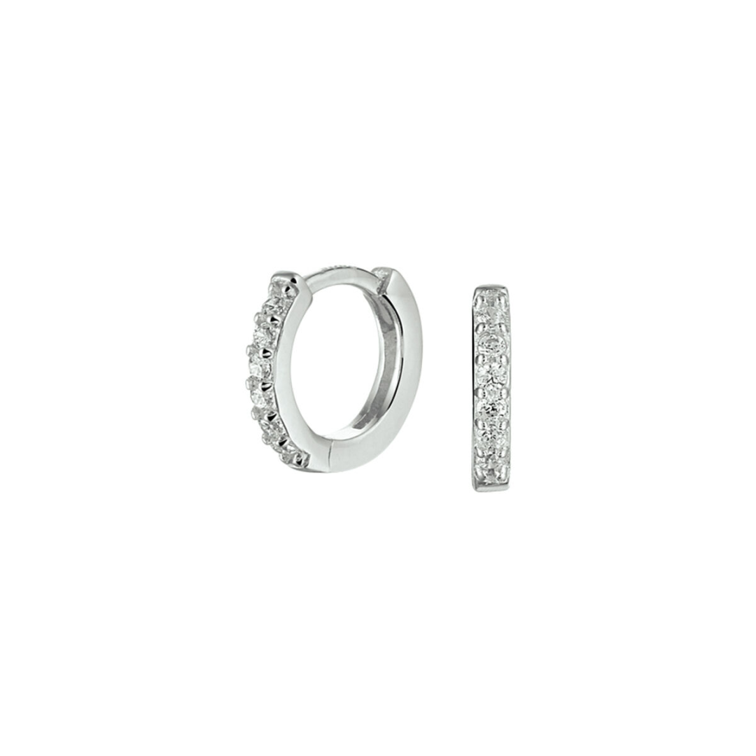 Oorsieraad Wit,zilver