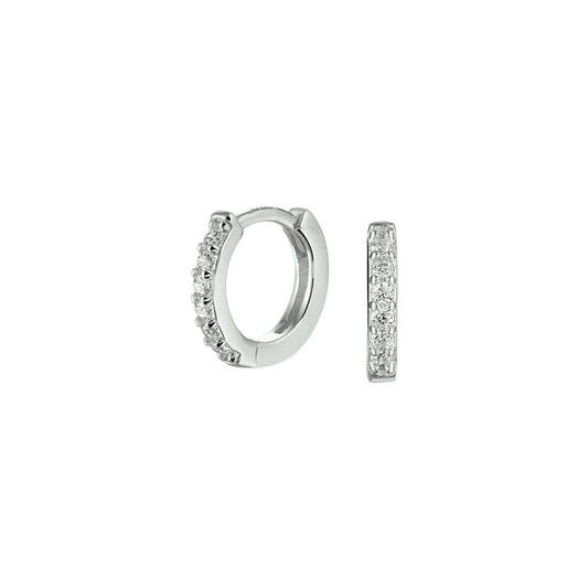 Oorsieraad Wit,zilver