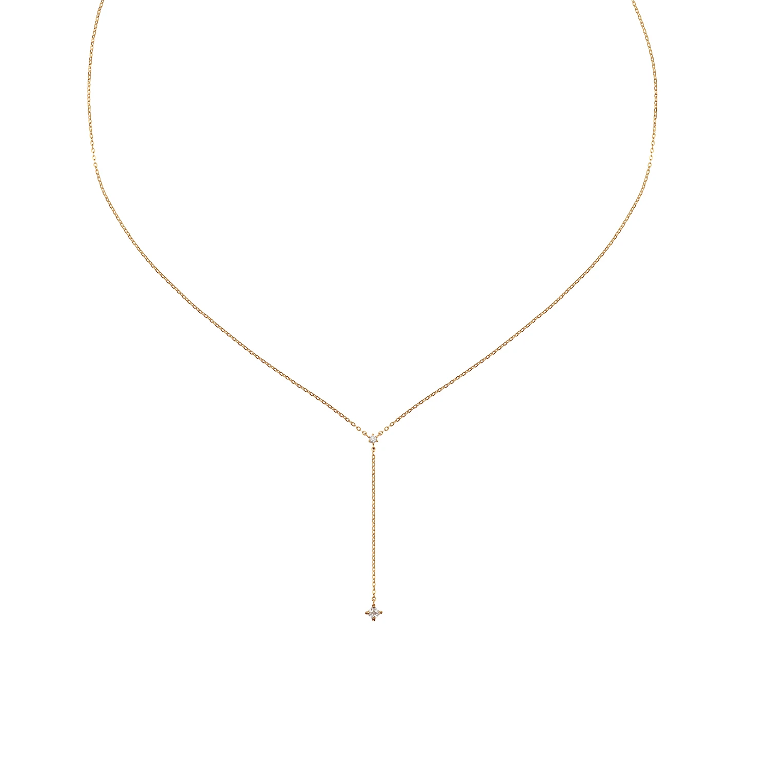 Falling Star Y-Necklace